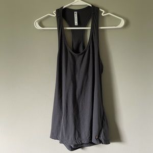Final Price XS Fabletics Gray Racerback Cutout Back Workout